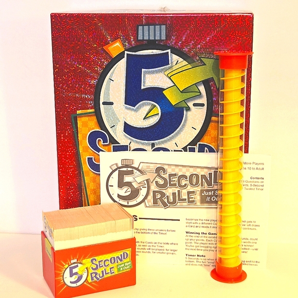 3/10$ Game 5Second Rule, Ages 10+ for 3 or More Players - Picture 2 of 4